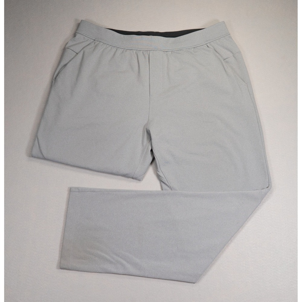 Lululemon Commission Pant Mens 38 Gray Athletic Casual Stretch Travel Pants